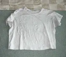 Lululemon Cropped T-Shirt - White