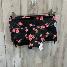 New! VICTORIAS SECRET PINK DAFFODILS GYM TO SWIM SHORTS BOTTOM SHORTIE XS