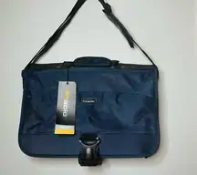 NWT SOLO Navy Expandable 15.6” Laptop Messenger Briefcase Shoulder Bag