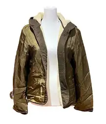 KORS Michael Kors Women’s Green Fleece Jacket Liner