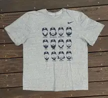 Grey Nike 2013 Ref Sox Baseball Team Graphic Tee #GetBeard T-Shirt