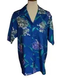 Vtg 80s Hilo Hattie Hawaiian Shirt