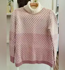 Liz Claiborne ombré pink sweater.