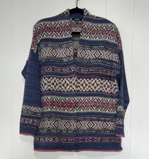 Chaps Women’s Multicolor Open Cardigan Size L
