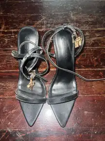 Wild Diva Black Heels 