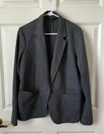 Mercera+Mettle Women’s Grey Relaxed Knit Blazer Size XL