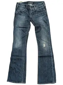 SILVER JEANS Pioneer‎ Womens 25 x 31 Bootcut Flare Boot Leg Stretch