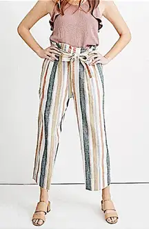 Madewell Huston Pull-On Crop Pants - Black - Wide-leg Pants Size S