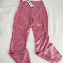 Kimchi Blue by  viral Pink Sequin beaded pants