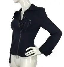 Guess by Marciano Asymmetrical Jacket Navy Size 4