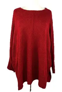 Wonderly Size XXL Womens Boho Fall Burnt Orange Nubby Boucle Long Sweater