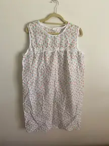 Carol Express Floral Print Nightgown Lounge Wear Size L