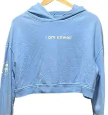 Barstool Chicks from Barstool Sports Blue Crop I am Unwell Call Her daddy Hoodie