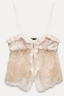 ZARA Sequin Top