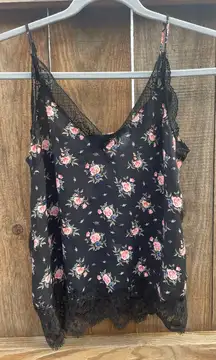 divided floral top