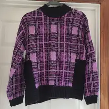 Nine West Plaid Sweater