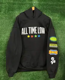 All Time Low Everyone's Talking Rock Band Hoodie Size Extra Large