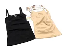 MEMOI braless shapewear cami top lot of 2 size  M