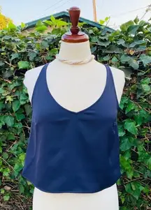 Guess Sleeveless Crop Top with Embroidered Mesh