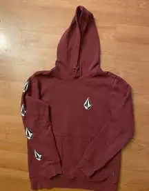 Volcom Maroon hoodie