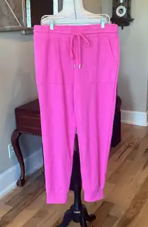 Scoop Pink Oh So Comfy Drawstring Sweatpants New