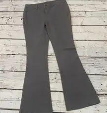 Gray Stretch Bell Bottom Jeans