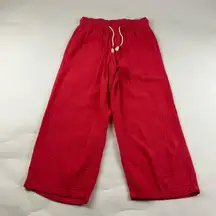 Old Navy Cosmic Pink Cotton Crinkle Wide Leg Lounge Pant S