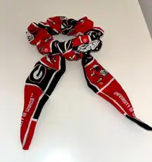 University of Georgia scrunchie with a bow