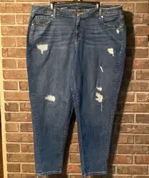 Distressed Lane Bryant Borfriend jeans dize 20R