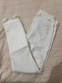 White MOTHER Denim Jeans