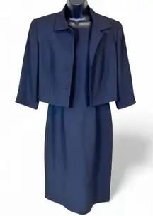 Maggy London 2PC Black Dress and Jacket Set