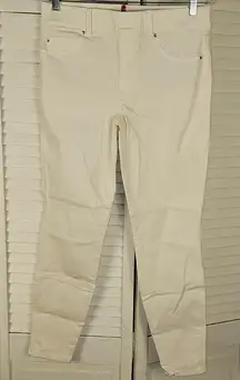 Spanx Womens Spanxshape White Everywhere Ankle Skinny‎ Jeans Large