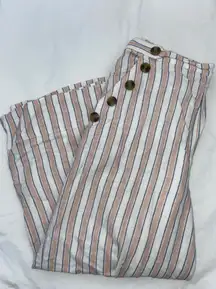 American Eagle Stripe Wide Leg Pants