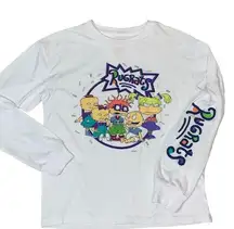 Nickelodeon Rugrats Tee Long Sleeve Graphic T-Shirt White