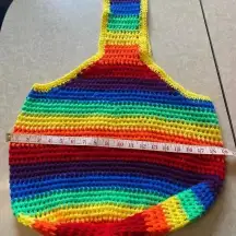 Rainbow Crossbody‎ Market Bag