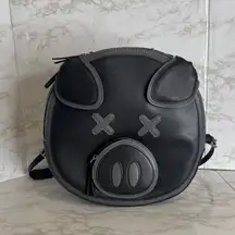 Collector Edition Jeffree Star X Shane Dawson Black Leather Pig Large Backpack