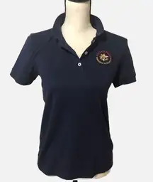 Ballast Point Brewing Johnnie-O Navy Blue Ladies Embroidered Polo Shirt Small