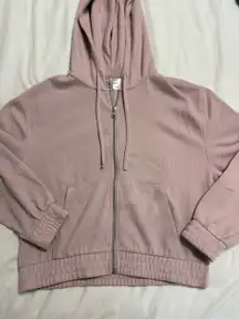 Pink zip up