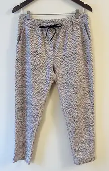 Lululemon Dottie Dash Grain Black Drawstring Waist Sweatpants Size 8 Pockets