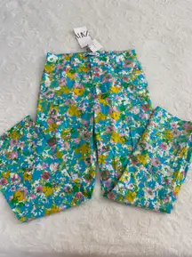 Floral Linen Pants