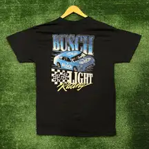 Busch Light Racing Busch Light Beer T-Shirt Size Large