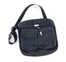 BAGGALLINI Travel Cross Body Tote Black Nylon