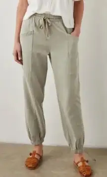 Rails Haven Joggers Womens Small Sage Green Casual Comfort Stretch Pants Pockets