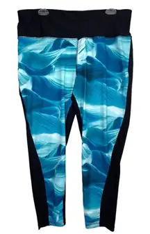 Xersion Work Out Legging Blue Sandstone‎ XXL Comfort Fit