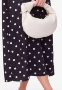 MELIE BIANCO Alexandra Top Knot Mini Handbag Cream Vegan Leather New with Tags