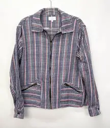 Tribe Kelley‎ Oversized Shacket Size Small Striped