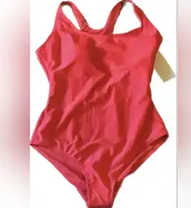 NWT Ekouaer red one piece swimsuit Medium