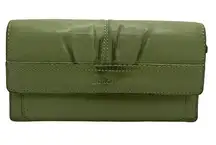 Coach  Sage Green TriFold Wallet