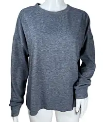 Dylan Shirt Womens Small Gray Blue Warm Soft Comfortable Sweatshirt Athleisure‎