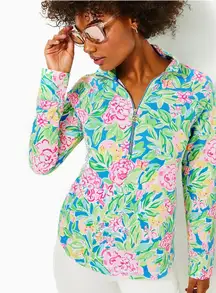 Lilly Pulitzer UPF 50+ Skipper Popover‎ in Multi Grove Garden Size XXS